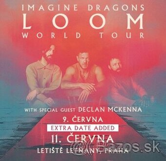 Imagine dragons Praha 9.6. 2025 listky