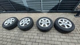 Alu disky R16 5x112 Audi + zimné pneu