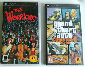 PREDÁM PSP HRY WARRIORS A GTA CHINATOWN WARS