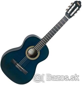 Gitara valencia 3/4 modrá + vak+ ladička