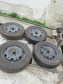 Zimné pneu s diskami na Fabia 1