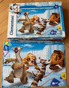 REZERVOVANE Puzzle Ice Age 1obrázok 60 dielikov za 4EUR