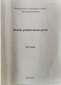 Stručný přehled chemie prvků