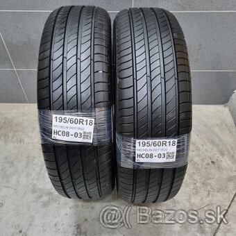 Letné pneumatiky 195/60 R18 MICHELIN DOT0522