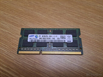 Predám RAMku do notebooku 4GB DDR3 SAMSUNG.