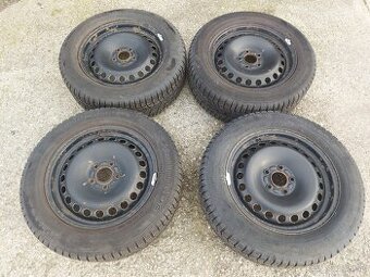 5x108R16 disky orig. FORD-205/60R16 zimné pneumatiky - 1