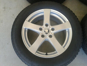 Zimne ALU 5x112 R16 6,5J ET46 DEZENT SKODA - 1