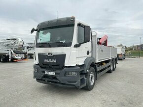 MAN TGS 26.440, valník s hydraulickou rukou PALFINGER