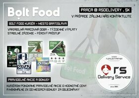 Bolt Food Kuriér - RS Delivery Service - Bratislava