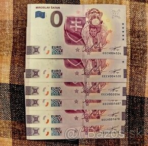 0 euro bankovka M.Šatan