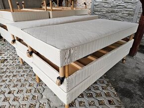 Predám hotelové postele boxspring 90x200 používané