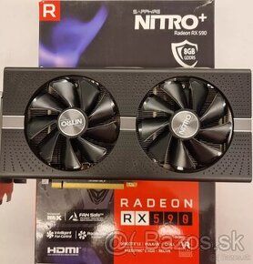 Predám grafiku SAPPHIRE Nitro+ RX590 8GB GDDR5