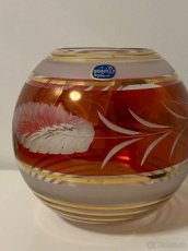 Bohemia glass dekoračná váza, nepoužitá - 1