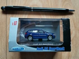 Modely Audi a Porsche Welly 1:87