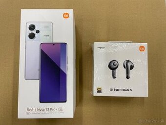 Xiaomi Redmi Note 13 Pro+ 5G Black + Xiaomi Buds 5 slúchadlá