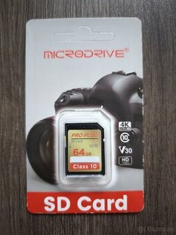 Pamäťová karta microDrive SD 64GB (nová)