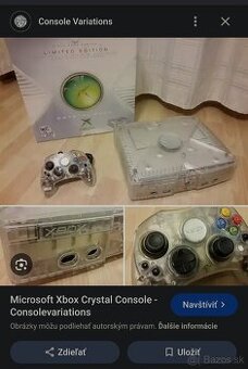 Kúpim xbox classic crystal edition