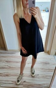 Čierne letné šaty Zara - 1