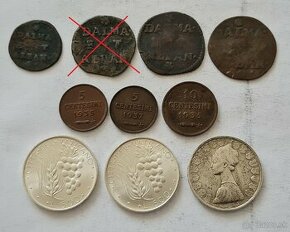 mince Taliansko, Benátky, San Maríno, Vatikán