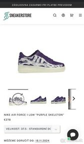 Nike Air Force Skeleton (Purple)