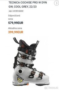 ski alpove lyziarky TECNICA COCHISE vel. 39