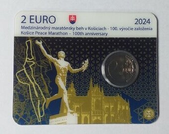 Zberateľská karta 2 € (2024) - Maratón Košice