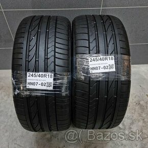 Letné pneumatiky 245/40 R18 BRIDGESTONE DOT4018 - 1