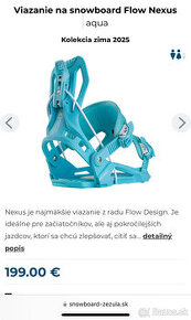 Nidecker Nexus Aqua Snowboardové Viazanie