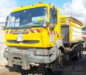 6x4 Renault komunál BDF nosič+ sypač 8m3 - 1