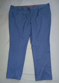 Tmavo-modré tesilové nohavice