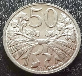 50 halierov 1953 R-UNC