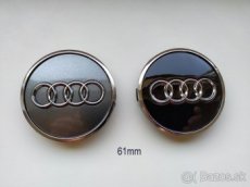 AUDI - stredové krytky disku 61mm, 68  a 77mm - 1