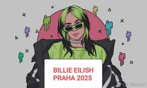 Billie Eilish - sedenie -Praha