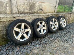 DISKY AUDI R16 ORIGINAL 5X112 7J ET46 + zimné Pneu 225/55r16