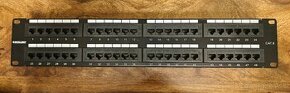 Patch panel 48 portový Cat.6 - 1