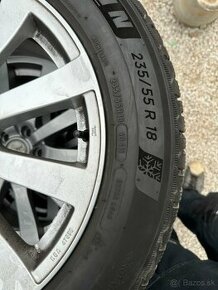 Sada 4ks zimne pneu Michelin Pilot Alpin 5  s diskami Volvo - 1