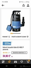 Čerpadlo Güde GS 4002 P + Hadica na vodu PLASTItubi 1" 25 m