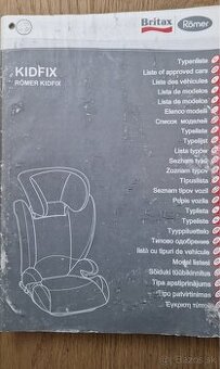 Autosedacka Romer Britax 15-36kg ISO fix