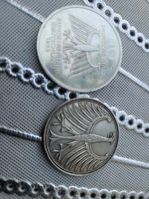 Strieborne mince 10mark a 5mark