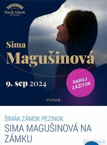 Sima Magušinová na zámku