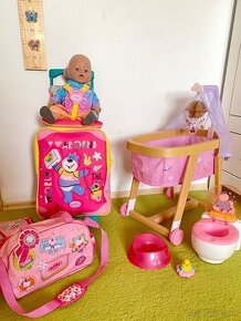 Predám BABY BORN bábiku s bohatým prislušenstvom