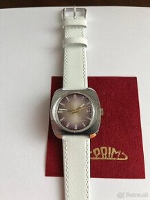 Zriedkavé hodinky PRIM automatic "fialky" funkčné 