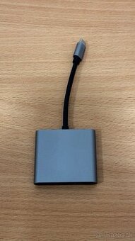 Adaptér USB-C na HDMI+USB3.0+USB-C