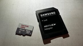 micro SD karta 64 GB - 1