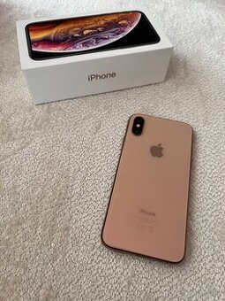 Apple iPhone XS Gold 64GB | +Grátis nový obal a sklo