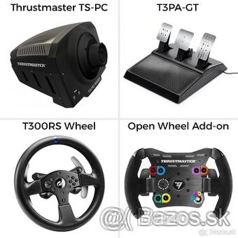 Thrustmaster TS-PC + T3PA-GT + Open Wheel Add-on