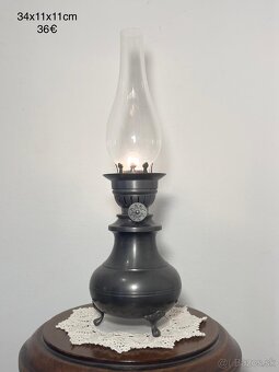 Stolova cínova lampa