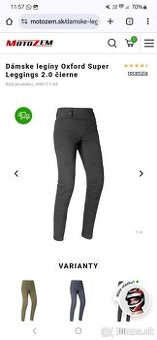 Dámske legíny Oxford Super Leggings 2.0 čierne, veľkosť L