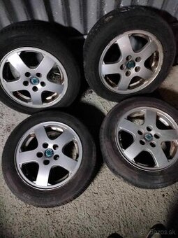 4ks alu disky orig. Škoda 5x100 r14 pneu 185/60 5mm