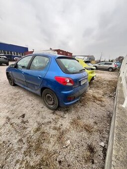 Peugeot 206 LPG, poškodené